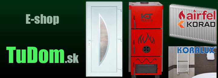 Vchodové dvere, kotly a radiátory online TuDom.sk